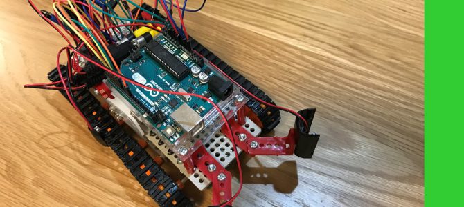 Arduinoで光に反応するロボットを作成